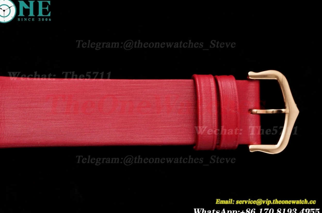 Dial SA Dia Dumont Quartz Red Silver AF RG Santos 0510
